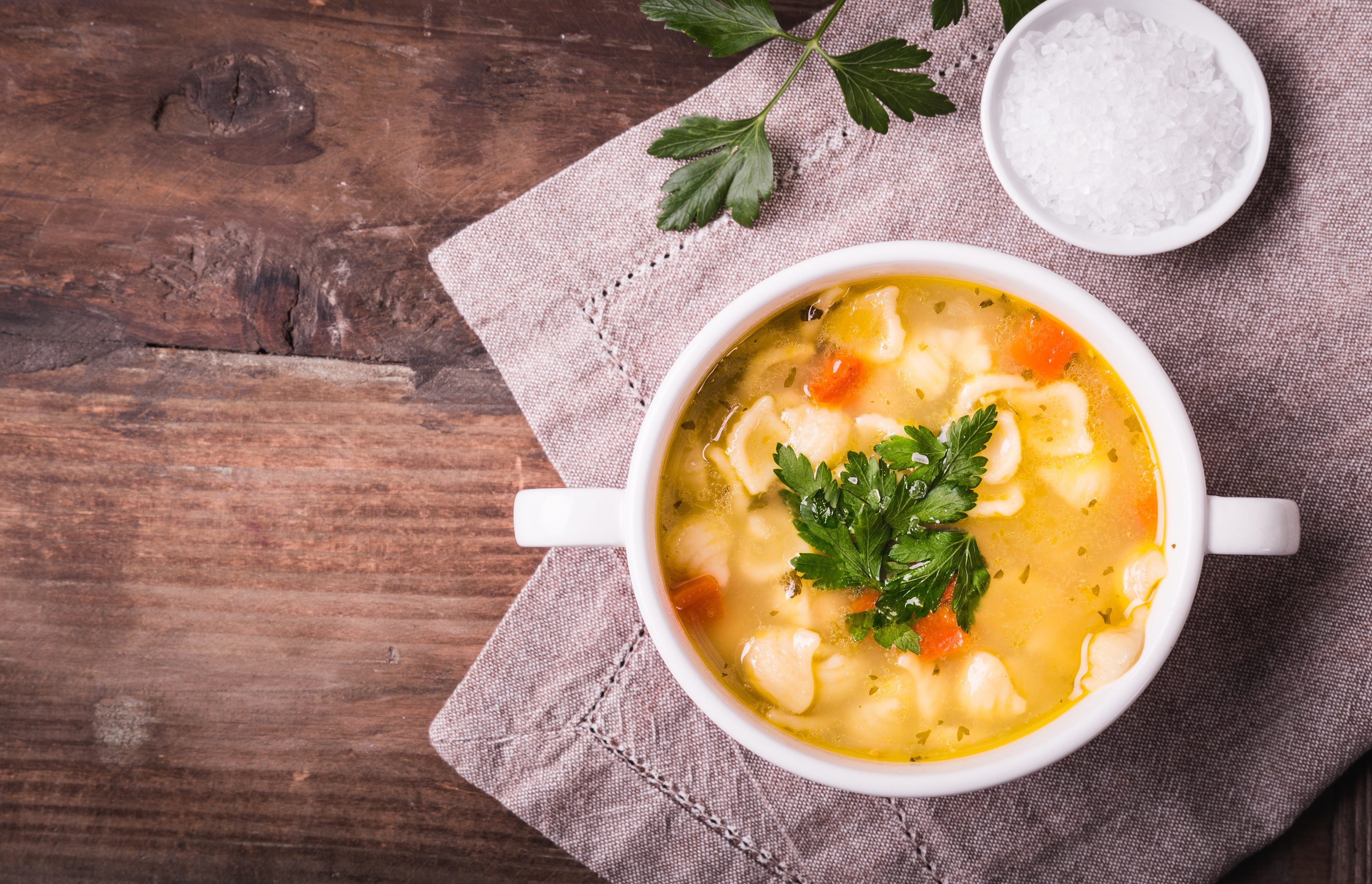 3 sopas para combatir el frío