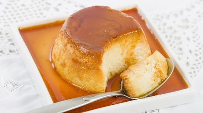 Flan casero al baño maría