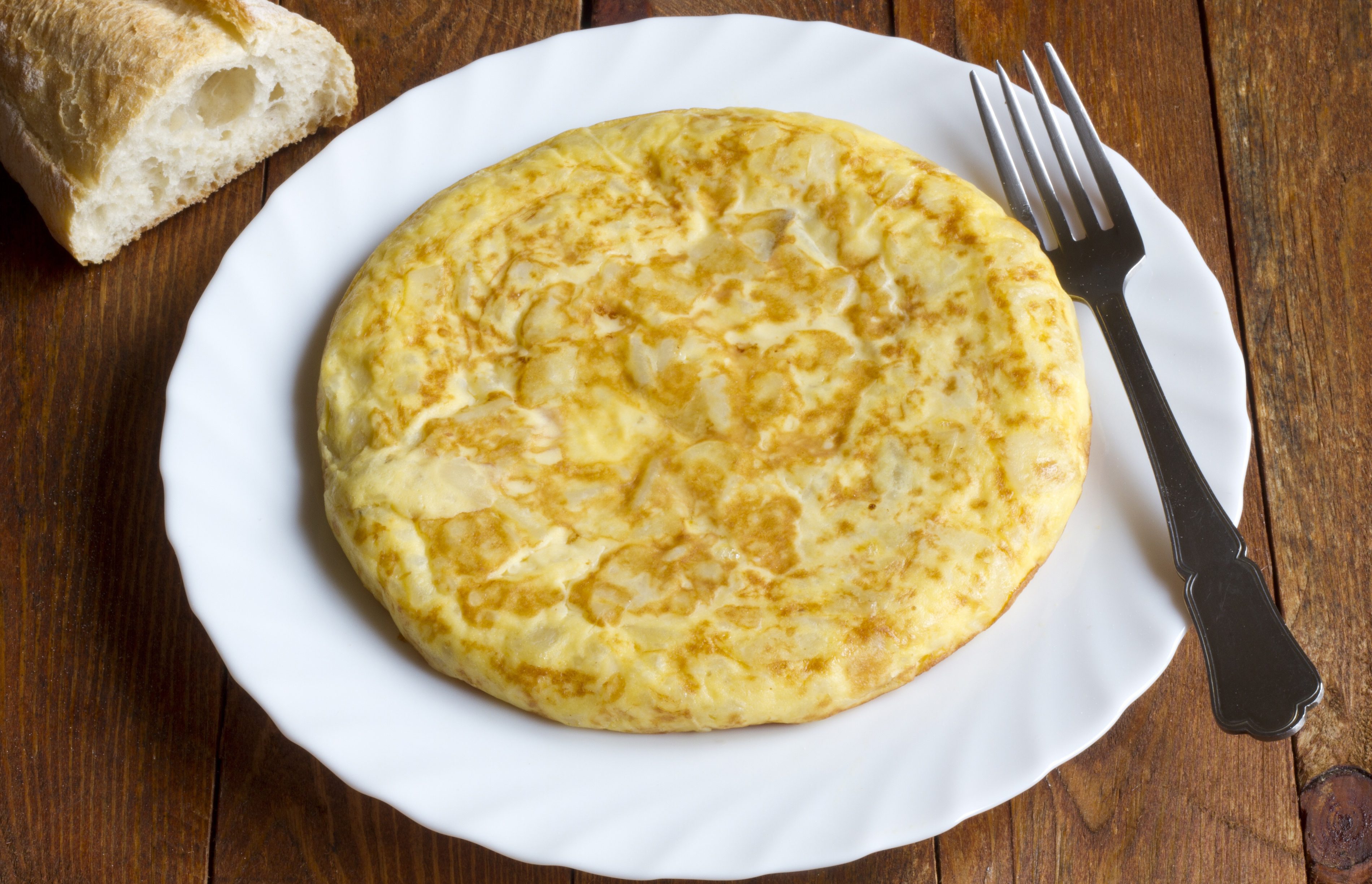 Tortilla de patatas vegana