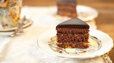 Tarta Sacher en microondas