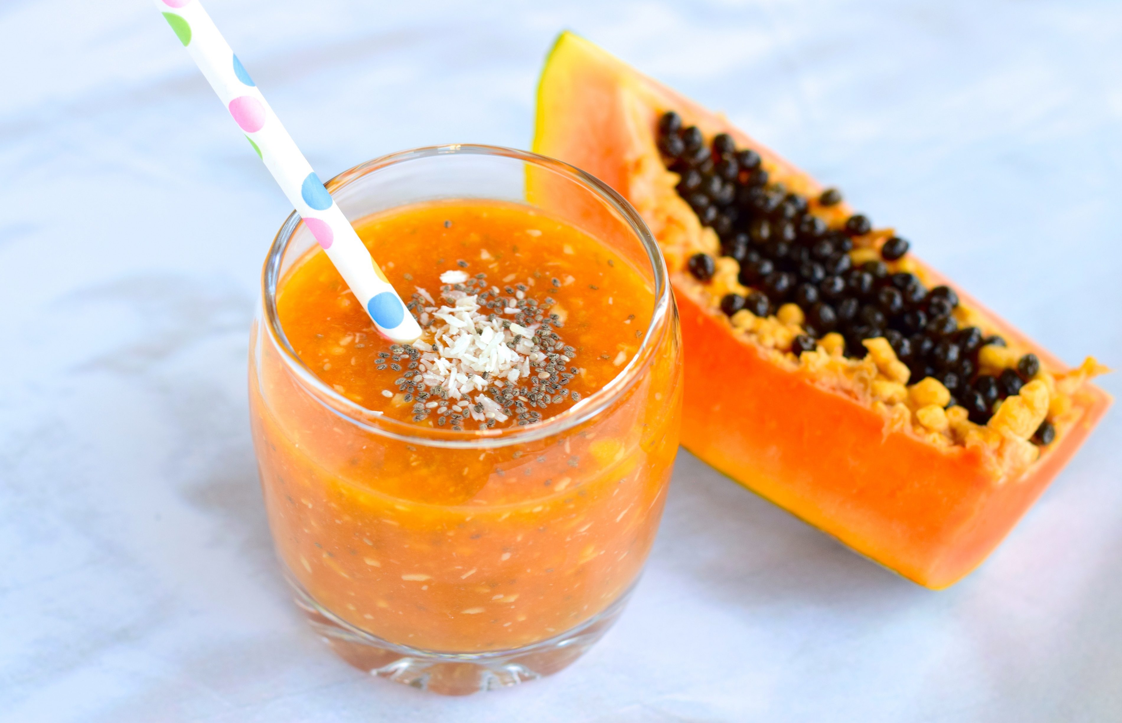 Smoothie de Papaya y Chía