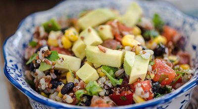 Ensalada de quinoa con arroz