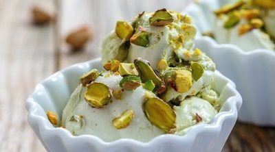 Helado de pistacho