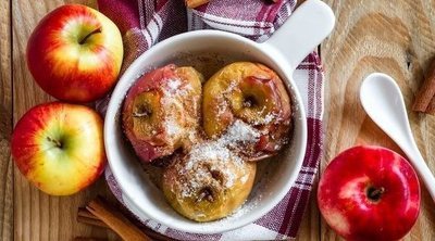 Manzanas asadas con crema mascarpone