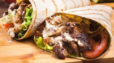 Wraps de carne y queso de cabra