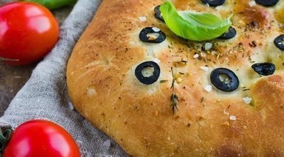 Focaccia de aceitunas