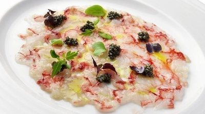 Carpaccio de langostinos