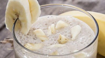 Batido de plátano y avena