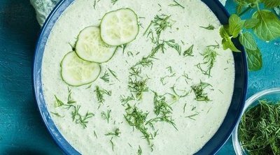 Gazpacho de yogur y pepino