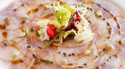 Carpaccio de bacalao