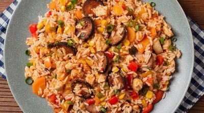 Arroz thai con verduras