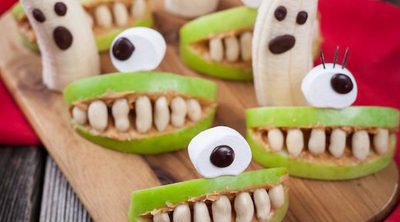 Snacks de fruta para Halloween