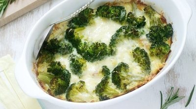 Brócoli gratinado al horno