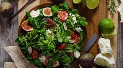 Ensalada de higos y queso de cabra